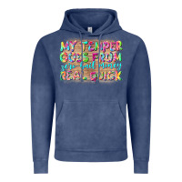 Vintage Denim my temper goes from zerobail money real quick Vintage Hoodie - NancyCooperArtShop