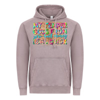 Vintage Zinc my temper goes from zerobail money real quick Vintage Hoodie - NancyCooperArtShop