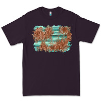 Plum wood leather background Premium Tee - AdoDesignShop
