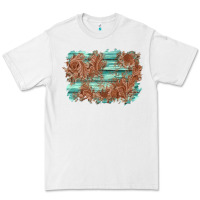 White wood leather background Premium Tee - AdoDesignShop