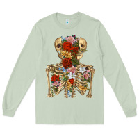 Matcha flower skeleton Long Sleeve Tee - RanaPortraitStore