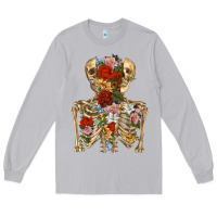 Moon Dust flower skeleton Long Sleeve Tee - RanaPortraitStore