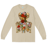Mushroom flower skeleton Long Sleeve Tee - RanaPortraitStore