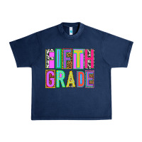 Navy fifth grade Urban Heavy Tee - NancyCooperArtShop