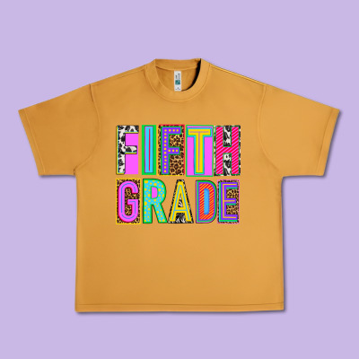 Fifth Grade Urban Heavy Tee Designed By Nancycooperartshop