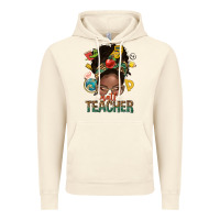 Vintage Artic math teacher life afro messy bun Vintage Hoodie - NancyCooperArtShop