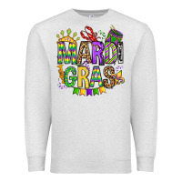 Oatmeal Heather mardi gras olivia Premium Sweatshirt - OliviaCreatesArt