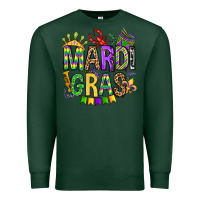 Sports Green mardi gras olivia Premium Sweatshirt - OliviaCreatesArt