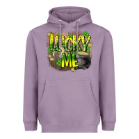 Lavender lucky me st. patricks day Heavyweight Hoodie - HowdyJamesFarm