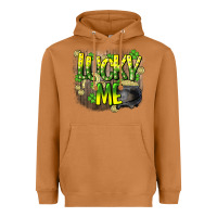 Meerkat lucky me st. patricks day Heavyweight Hoodie - HowdyJamesFarm