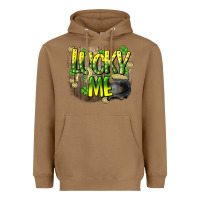 Toasted Coconut lucky me st. patricks day Heavyweight Hoodie - HowdyJamesFarm