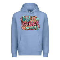 Colony Blue Best Mom ever Mother's Day Premium Hoodie - CowGirlArtShop