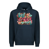 Navy Best Mom ever Mother's Day Premium Hoodie - CowGirlArtShop