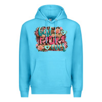 Ocean Blue Best Mom ever Mother's Day Premium Hoodie - CowGirlArtShop