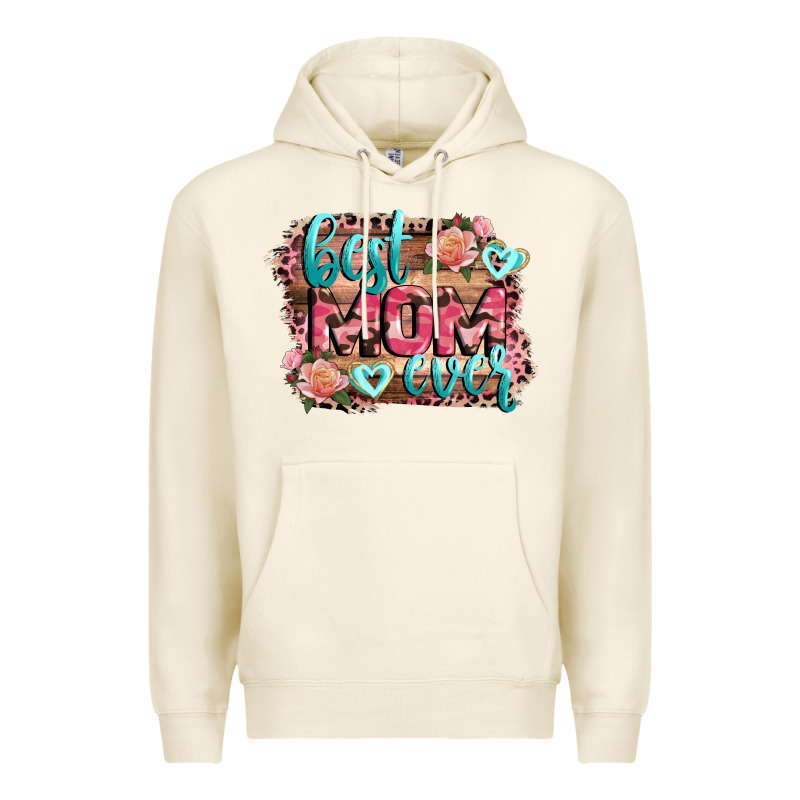 Best Mom Ever Mother's Day Premium Hoodie by CowGirlArtShop | Teevron