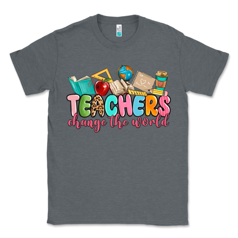 Teacher Change The World Classic Tee by MaliasSmallBusiness | Teevron