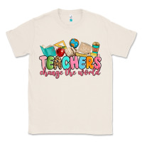 Natural teacher change the world Classic Tee - MaliasSmallBusiness