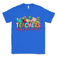 True Royal teacher change the world Classic Tee - MaliasSmallBusiness