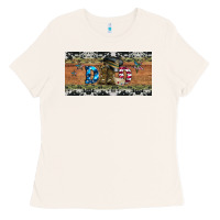 Bone soldier dad license  plate Ladies Tee - Artiststas