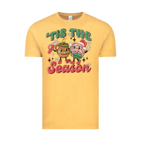 Vintage Mustard mexican christmas tis the season Vintage Tee - MaliasSmallBusiness