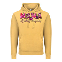 Vintage Mustard mama all day everyday Vintage Hoodie - NancyCooperArtShop