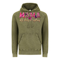 Vintage Olive mama all day everyday Vintage Hoodie - NancyCooperArtShop