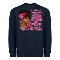 Navy They whispered to her you can't withstand the Heavyweight Sweatshirt - Artiststas