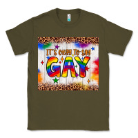 Army Green it's okay to say gay tumbler Classic Tee - JahusDesignShop