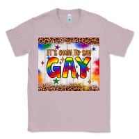 Lilac it's okay to say gay tumbler Classic Tee - JahusDesignShop