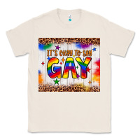 Natural it's okay to say gay tumbler Classic Tee - JahusDesignShop