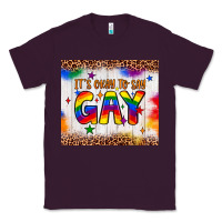 Plum it's okay to say gay tumbler Classic Tee - JahusDesignShop