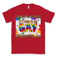 Red it's okay to say gay tumbler Classic Tee - JahusDesignShop