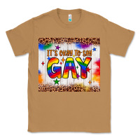 Toasted Coconut it's okay to say gay tumbler Classic Tee - JahusDesignShop