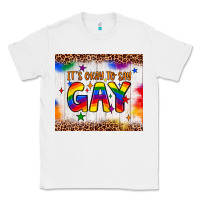 White it's okay to say gay tumbler Classic Tee - JahusDesignShop