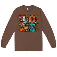 Chestnut Fall Autumn Leopard Love Long Sleeve Tee - LillyAllenDesigns