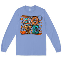 Colony Blue Fall Autumn Leopard Love Long Sleeve Tee - LillyAllenDesigns