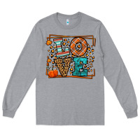 Heather Grey Fall Autumn Leopard Love Long Sleeve Tee - LillyAllenDesigns
