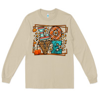 Mushroom Fall Autumn Leopard Love Long Sleeve Tee - LillyAllenDesigns
