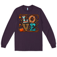Plum Fall Autumn Leopard Love Long Sleeve Tee - LillyAllenDesigns