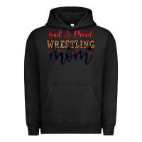 Pigment Black loud and proud wrestling mom Urban Hoodie - LillyAllenDesigns