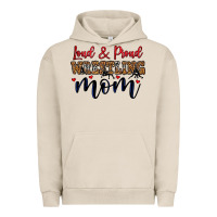 Pigment French Oak loud and proud wrestling mom Urban Hoodie - LillyAllenDesigns