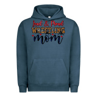 Pigment Midnight Navy loud and proud wrestling mom Urban Hoodie - LillyAllenDesigns