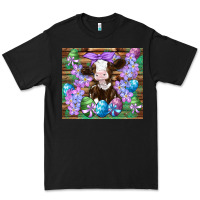 Black easter cow eggs flowers daisys Premium Tee - Artiststas