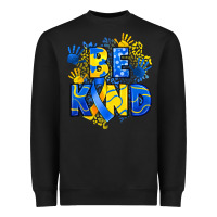 Black down syndrome be kind Heavyweight Sweatshirt - Artiststas