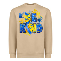 Mushroom down syndrome be kind Heavyweight Sweatshirt - Artiststas