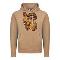 Vintage Coffee love leopard with lips Vintage Hoodie - NancyCooperArtShop