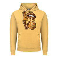 Love Leopard With Lips Vintage Hoodie | Teevron