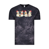 Cloud Black pantasmas mexican christmas ghosts Vintage Tee - MaliasSmallBusiness
