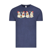 Vintage Denim pantasmas mexican christmas ghosts Vintage Tee - MaliasSmallBusiness