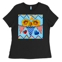 Black patriotic celebration Ladies Tee - BundleAndBundleShop